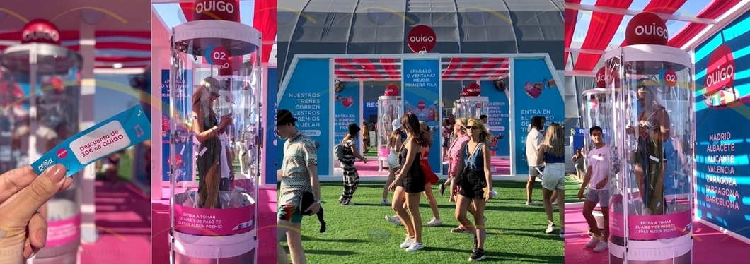 cabina de aire única en España, cabina de aire para festivales cabina de aire única en España, cabina de aire para festivales